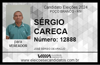 Candidato SÉRGIO CARECA 2024 - POÇO BRANCO - Eleições