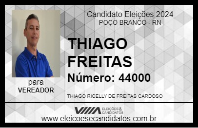 Candidato THIAGO FREITAS 2024 - POÇO BRANCO - Eleições