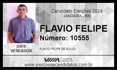 Candidato FLAVIO FELIPE 2024 - JANDAÍRA - Eleições