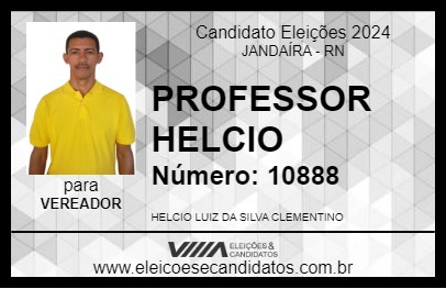 Candidato PROFESSOR HELCIO 2024 - JANDAÍRA - Eleições