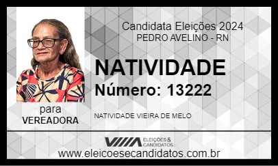 Candidato NATIVIDADE 2024 - PEDRO AVELINO - Eleições