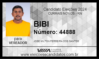 Candidato BIBI 2024 - CURRAIS NOVOS - Eleições