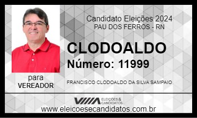 Candidato CLODOALDO 2024 - PAU DOS FERROS - Eleições