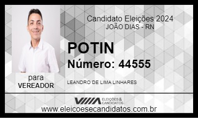 Candidato POTIN 2024 - JOÃO DIAS - Eleições