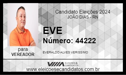 Candidato EVE 2024 - JOÃO DIAS - Eleições