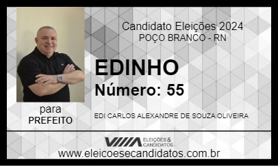 Candidato EDINHO 2024 - POÇO BRANCO - Eleições