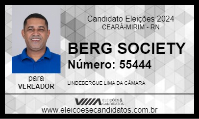 Candidato BERG SOCIETY 2024 - CEARÁ-MIRIM - Eleições