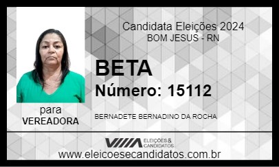 Candidato BETA 2024 - BOM JESUS - Eleições