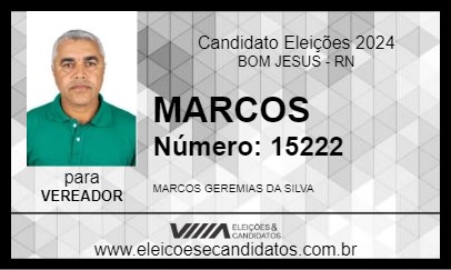 Candidato MARCOS 2024 - BOM JESUS - Eleições