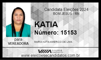 Candidato KATIA 2024 - BOM JESUS - Eleições