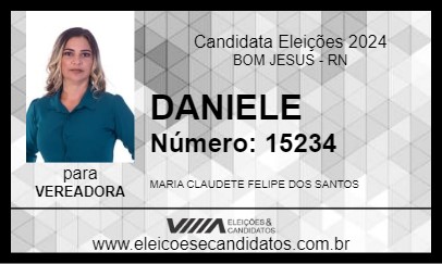 Candidato DANIELE 2024 - BOM JESUS - Eleições