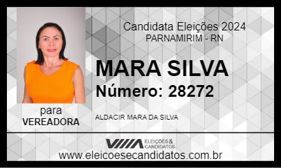 Candidato MARA SILVA 2024 - PARNAMIRIM - Eleições