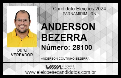 Candidato ANDERSON BEZERRA 2024 - PARNAMIRIM - Eleições