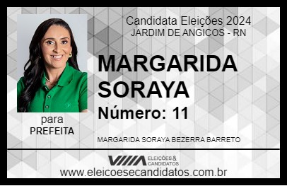 Candidato MARGARIDA SORAYA 2024 - JARDIM DE ANGICOS - Eleições