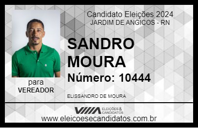 Candidato SANDRO MOURA 2024 - JARDIM DE ANGICOS - Eleições