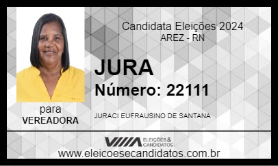 Candidato JURA 2024 - AREZ - Eleições