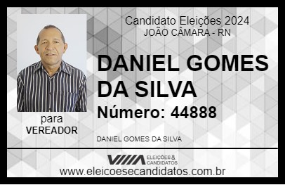 Candidato DANIEL ENFERMEIRO 2024 - JOÃO CÂMARA - Eleições