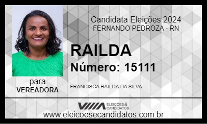 Candidato RAILDA 2024 - FERNANDO PEDROZA - Eleições