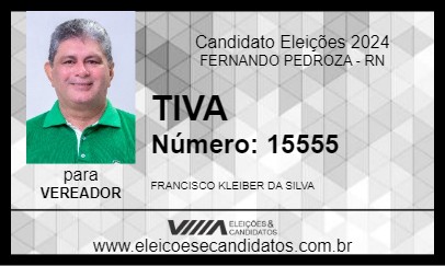 Candidato TIVA 2024 - FERNANDO PEDROZA - Eleições