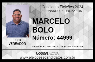 Candidato MARCELO BOLO 2024 - FERNANDO PEDROZA - Eleições