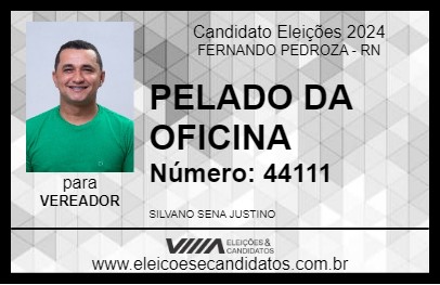 Candidato PELADO DA OFICINA 2024 - FERNANDO PEDROZA - Eleições