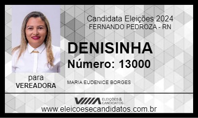 Candidato DENISINHA 2024 - FERNANDO PEDROZA - Eleições