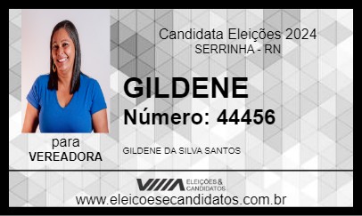 Candidato GILDENE 2024 - SERRINHA - Eleições