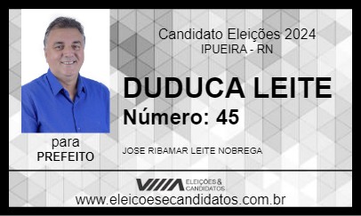 Candidato DUDUCA LEITE  2024 - IPUEIRA - Eleições