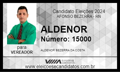 Candidato ALDENOR 2024 - AFONSO BEZERRA - Eleições