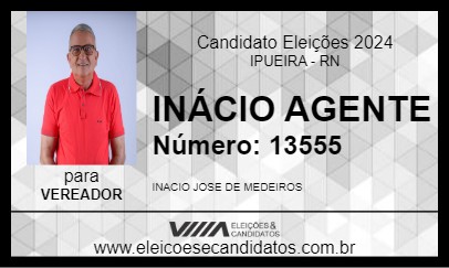 Candidato INÁCIO AGENTE 2024 - IPUEIRA - Eleições