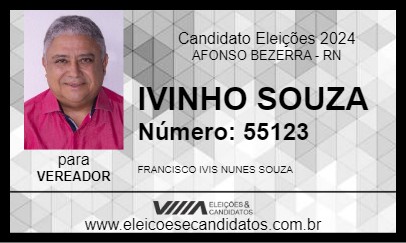 Candidato IVINHO SOUZA 2024 - AFONSO BEZERRA - Eleições