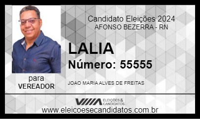 Candidato LALIA 2024 - AFONSO BEZERRA - Eleições