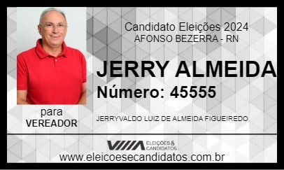 Candidato JERRY ALMEIDA 2024 - AFONSO BEZERRA - Eleições