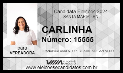 Candidato CARLINHA 2024 - SANTA MARIA - Eleições