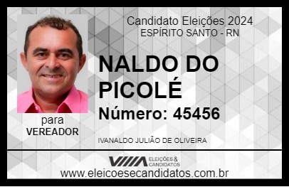 Candidato NALDO DO PICOLÉ 2024 - ESPÍRITO SANTO - Eleições