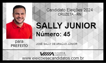 Candidato SALLY JUNIOR 2024 - CRUZETA - Eleições