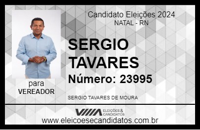 Candidato SERGIO TAVARES 2024 - NATAL - Eleições