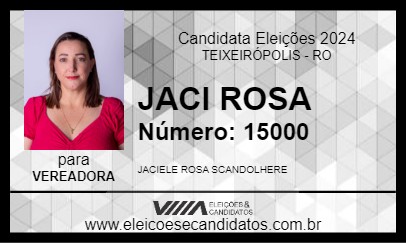 Candidato JACI ROSA 2024 - TEIXEIRÓPOLIS - Eleições