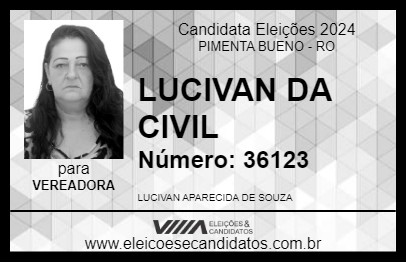 Candidato LUCIVAN SOUZA 2024 - PIMENTA BUENO - Eleições