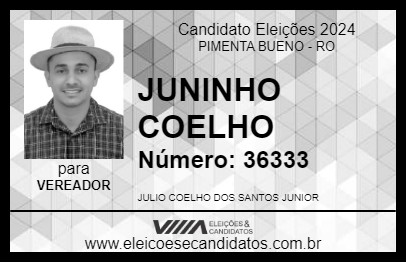 Candidato JUNINHO COELHO 2024 - PIMENTA BUENO - Eleições