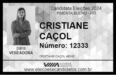 Candidato CRISTIANE CASSOL MODA INTIMA 2024 - PIMENTA BUENO - Eleições