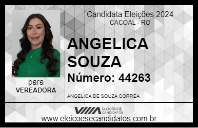 Candidato ANGELICA SOUZA 2024 - CACOAL - Eleições