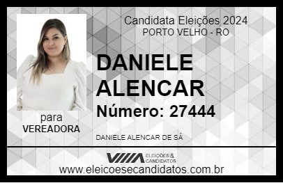 Candidato DANIELE ALENCAR 2024 - PORTO VELHO - Eleições