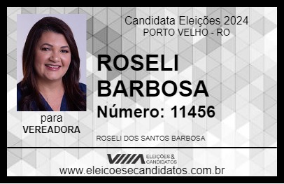 Candidato ROSELI BARBOSA 2024 - PORTO VELHO - Eleições