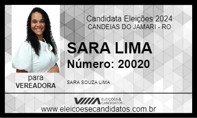 Candidato SARA LIMA 2024 - CANDEIAS DO JAMARI - Eleições