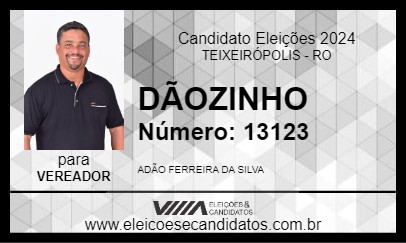 Candidato DÃOZINHO 2024 - TEIXEIRÓPOLIS - Eleições