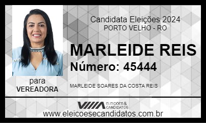 Candidato MARLEIDE REIS 2024 - PORTO VELHO - Eleições