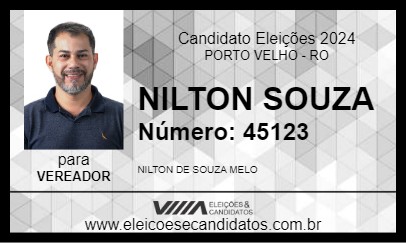 Candidato NILTON SOUZA 2024 - PORTO VELHO - Eleições