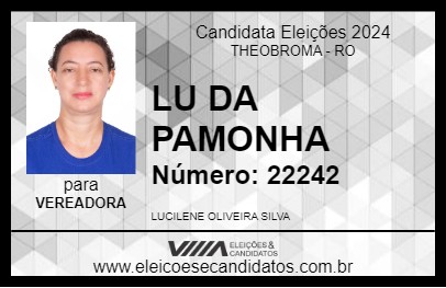 Candidato LU DA PAMONHA 2024 - THEOBROMA - Eleições