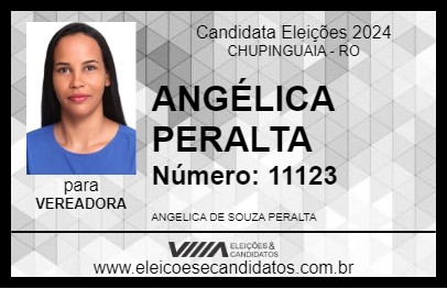 Candidato ANGÉLICA PERALTA 2024 - CHUPINGUAIA - Eleições